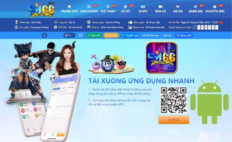 Tải App Sm66 - Cổng Game Uy Tín, Nạp Rút Nhanh Chóng