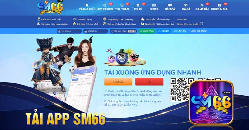 Tải App Sm66 - Cổng Game Uy Tín, Nạp Rút Nhanh Chóng